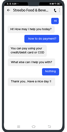 Chatbot-for-Customers-of-Food-&-Beverage