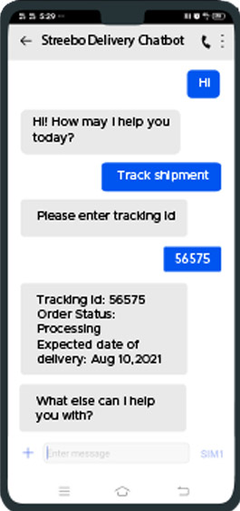 chatbot for Logistics