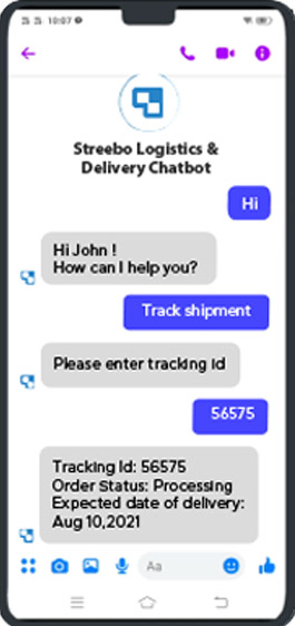 chatbot for Logistics