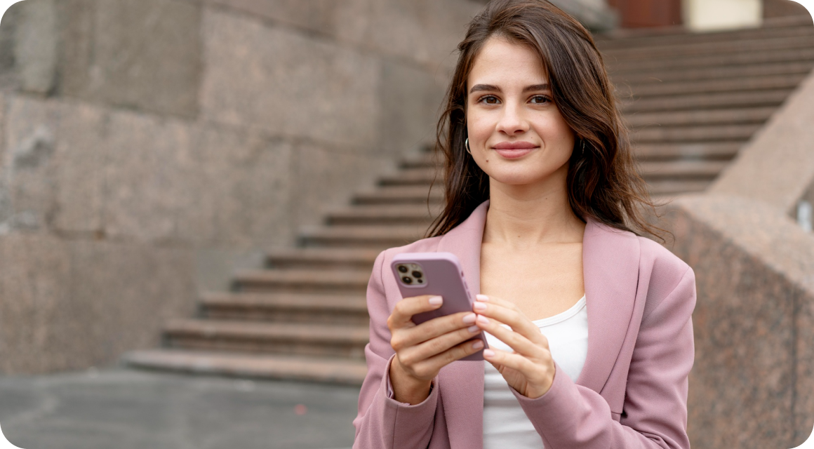 Man using phone