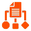 Unstructured data access icon