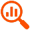 Real-time analytics and insights icon