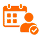 Leave and attendance icon