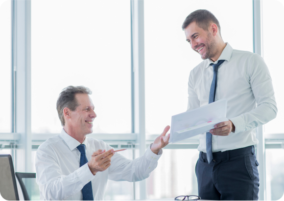 Professonal shaking hands