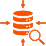 Data minimization icon