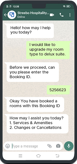 chatbot for hospitality