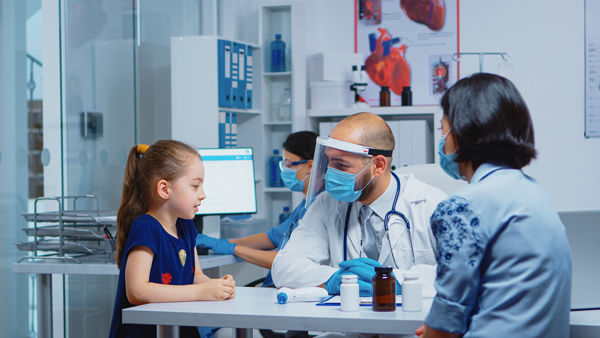 Doctors during patient consultations at the hospital